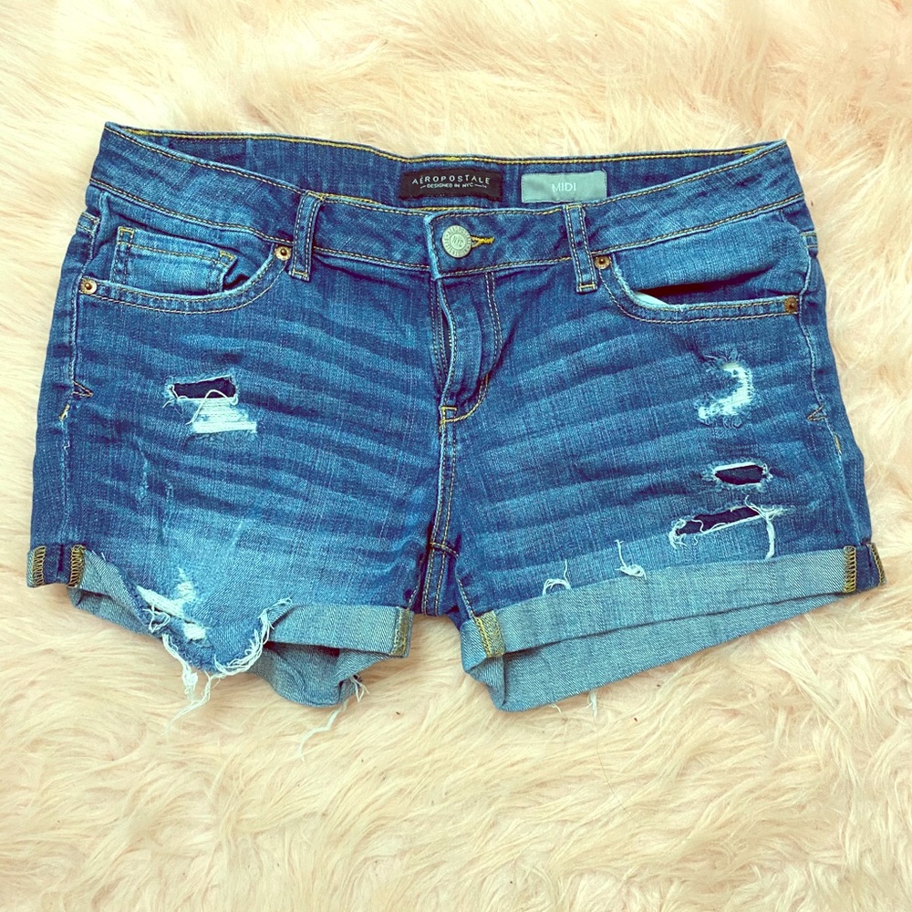 Aero Denim Shorts
